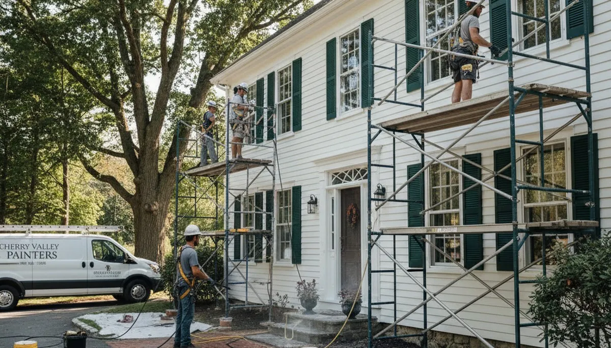 Professional painting service in Worcester, MA, for interior and exterior home improvement projects