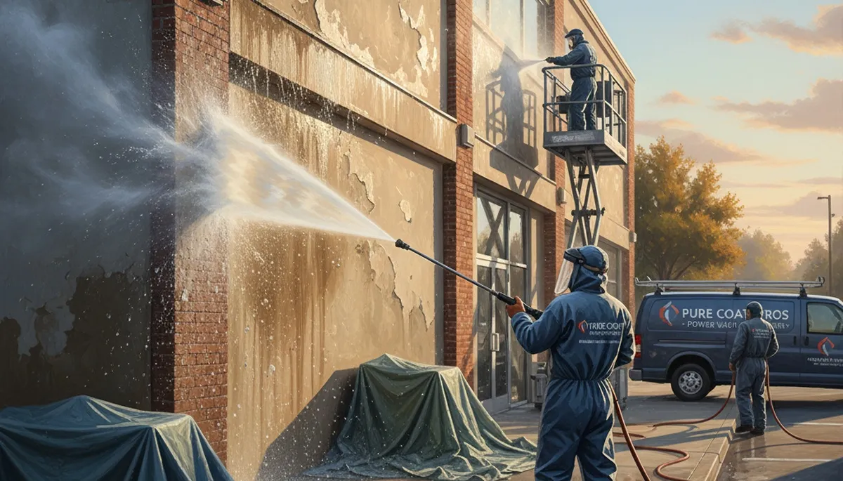 Pressure cleaning service in Worcester, MA for driveways, siding, decks, and walkways